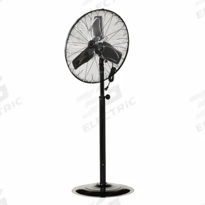 TPI COMMERCIAL Circulating Fan: 24 in Blade Dia, 3 Speeds, 1/8 hp Motor HP, Oscillating - Standard Industrial Pedestal Fans