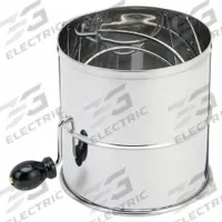 CRESTWARE Flour Sifter: 8 in Dia, 1/8 in Mesh Size (MPN SFS08)