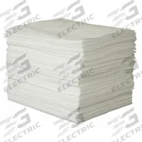 CONDOR Sorbent Pad: 42 1/4 oz Volume Absorbed Per Pad, 19 in x 15 in Pad Size (L x W), White, 100 PK (MPN 35ZR06). Key specifications — Brand: CONDOR; Material: Polypropylene.