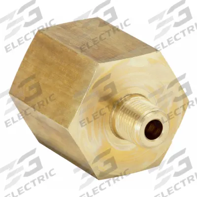 PARKER Metal Pipe Straight: Straight, Brass, 1/8 in x 1/4 in, 3,900 psi - Threaded Extreme-Pressure Hydraulic Pipe Fittings