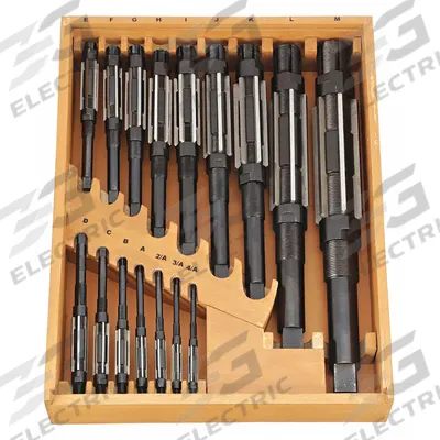 APPROVED VENDOR Adjustable Hand Reamer Set: 16 Pc - Straight-Blade Adjustable Hand Reamer Sets