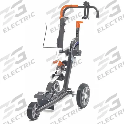 HUSQVARNA Power Cutter Cart: 33 in Lg, 28 in Wd, 38 in Ht - Power Cutter Carts
