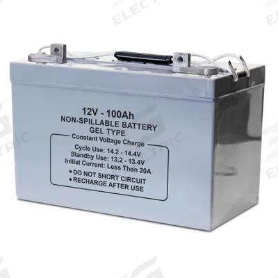 APPROVED VENDOR Sealed Lead Acid Battery: 12V DC, 100 Ah Capacity, 8.23 in Ht, 6.81 in Wd - Gel Sealed Lead Acid Batteries