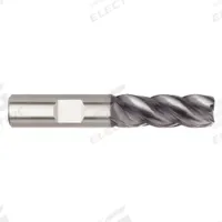 WIDIA HANITA Corner Radius End Mill: Carbide, AlTiN Coated, 4 Flute, 1" Mill Dia, 1-1/2" LOC, 4" OAL (MPN 4V0525008ET)
