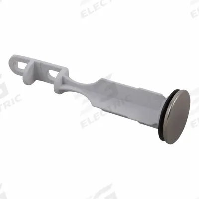 Delta Drain Stopper: 1 3/8 in Overall Dia, Stainless Steel, Stainless, Silver - Stoppers & Plugs for Sink Drains
