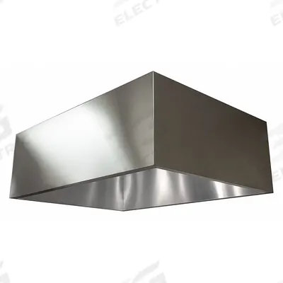 Dayton Commercial Kitchen Exhaust Hood: Heat & Condensation, 48 in, Canopy Type II - Type 2 Commercial Kitchen Hoods for Non-Grease Producing Equipment