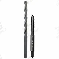 MILWAUKEE Plug Tap and Drill Bit: 2 Pc, #12-24 Tap, #16 Drill (MPN 49-57-5530). Key specifications — attr1300596: Straight Flute.