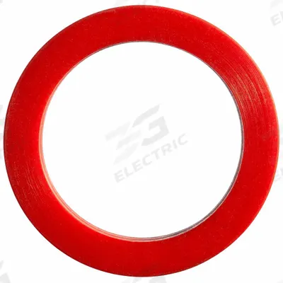 USA INDUSTRIALS Cam and Groove Gasket: 1 1/4 in For Coupling Size, Red, 1 15/16 in Outside Dia - Food-Grade Silicone Cam & Groove Gaskets