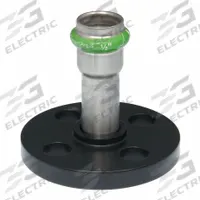 APOLLO Crimp Adapter Fitting: 3/4 in Pipe x 3/4 in Pipe Size, Press-fit x Flange, EPDM, SmartPress (MPN 123457018). Key specifications — Brand: APOLLO; Series: SmartPress.