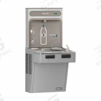 ELKAY Bi-Level Drinking Fountain with Bottle Filler: On-Wall, 46 1/4 in Ht, Sensor, 8 gph @ 50°F (MPN LMABFTL8WSLK). Key specifications — Housing Color: Gray; Brand: ELKAY; Housing Material: Plastic; Housing Finish: Granite; Chilling Capacity: 8 gph @ 50°F.