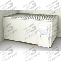 PORTA-FAB Modular In-Plant Office: 16 ft x 10 ft x 8 ft, 2 Walls, Steel-Covered Drywall, Beige (MPN GS1016-2). Key specifications — attr1283742: Beige; attr1283794: PORTA-FAB; attr1283748: STC 31; attr1283763: Steel.