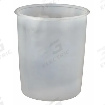 APPROVED VENDOR Pail Liner: 11 1/4 in Overall Dia, Natural, HDPE, FDA Approved - Bucket Liners