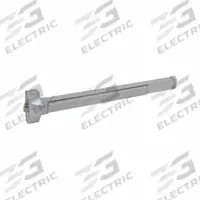 CAL-ROYAL Rim Exit Device: 3 ft Max Door Wd, Aluminum (MPN 5000EO36-ALUM). Key specifications — Product Type: Exit Device; Ligature Resistance: Not Ligature-Resistant; Brand: CAL-ROYAL; Exit Device Type: Rim; Outside Trim Type: Not Included; Exit Bar Style: Touchbar.