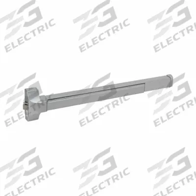 CAL-ROYAL Rim Exit Device: 3 ft Max Door Wd - Rim Push Bars