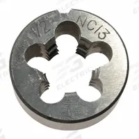 WESTWARD Alloy Steel Die, 3/8-24 UNF: CCT1060-77, Die