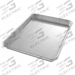 CHICAGO METALLIC Sheet Pan: Sheet Pan Pan, One Quarter Sheet Pan Size, Aluminized Steel, Glazed (MPN 20900). Key specifications — Bead Closure: Closed Bead; Coating: Glazed; Pan Style: Sheet Pan; Perforation: Solid; Brand: CHICAGO METALLIC; Color: Silver; Material: Aluminized Steel; NSF Certified: No.
