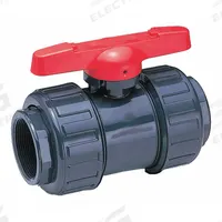 ASAHI Manual Two-Way Ball Valve: 4 in, CPVC, Straight, 150 psi Max. Pressure (CWP), One-Piece, Tee (MPN 1615040). Key specifications — Brand: ASAHI; Handle: Tee.