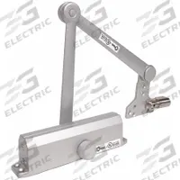 PDQ Door Closer: Parallel Mounting Type, Grade 3 - Light Duty, Aluminum, 11 1/4 in Lg (MPN 3101 BC SCS 689). Key specifications — Manufacturer Part Number: 3101 BC SCS 689; Brand: PDQ; Closer Series: 3100; Closer Type: Non-Hold Open; Compatible with Series: 1260; Location Use: Interior/Exterior; Spring Type: Adjustable; Product Type: Door Closer.