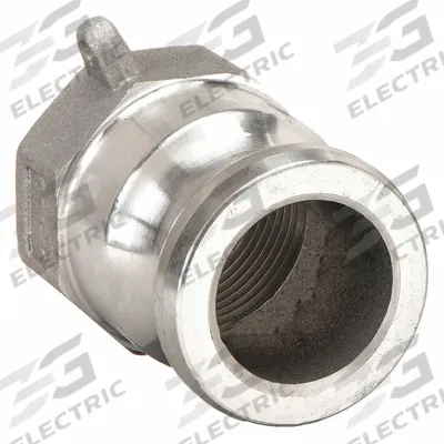 APPROVED VENDOR Cam and Groove Adapter: 1 in Coupling Size, 1 in Hose Fitting Size - Type A Aluminum Cam & Groove Fittings