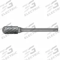 CLE-LINE Carbide Bur: Ball-Nosed Cylinder, SC-51, Double Cut, 1/4" x 1/2" Head, 1/8" Shank (MPN C10024). Key specifications — Trade Number: SC-51; Brand: CLE-LINE.