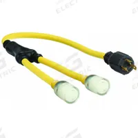 APPROVED VENDOR Cord Adapter: 3 ft Lg, 10 AWG, L5-30P Plug, L5-20R Receptacle, Yellow, 120V AC (MPN 4FZZ1). Key specifications — Temperature Rating: -58° to 194°F; NEMA Plug Configuration: L5-30P; NEMA Receptacle Configuration: L5-20R; Brand: APPROVED VENDOR.