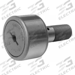 SMITH BEARING Cam Follower: 1 1/4 in Dia, Std, Stainless Steel, 1 Row, Dbl Sealed, Hex Socket, Flat (MPN CR-1-1/4-XB-SS). Key specifications — Brand: SMITH BEARING; Duty Type: Standard; System of Measurement: Inch.