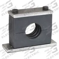 BEHRINGER PIPE SYSTEMS Vibration-Dampening Beta Clamp: Ribbed Bore, Steel Clamp, For 1 Lines (MPN SH6200-PP)