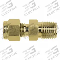 BRENNAN INDUSTRIES Compression Fitting Adapter: 1/4 in OD x 1/4 in Pipe Size, Tube x MNPT, Brass (MPN N2404-04-04-B). Key specifications — Compatible Fitting Brands: BI-Lok; Brand: BRENNAN INDUSTRIES; Series: N2404.