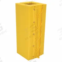 APPROVED VENDOR Column Protector: 7 in, 7 in, 7 in, 7 in, Square, 7 in Compatible Column Dia, Vinyl (MPN V-PAD-S-37-Y). Key specifications — Color: Yellow; Maximum Compatible Column Length: 7 in; Minimum Compatible Column Length: 7 in; Brand: APPROVED VENDOR; Material: Vinyl.