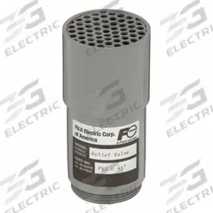 FUJI ELECTRIC Blower Relief Valve: Pressure, 42 in wc Preset Limit, 1.5 in Outside Dia (MPN PV3). Key specifications — attr49959: PV3; attr49962: FUJI ELECTRIC; attr49968: 5JEP1; attr49969: VFC300P-5T.