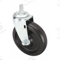 APPROVED VENDOR Stem Caster: Swivel, 5 in Wheel Dia., 1 1/4 in Wheel Wd, Polyolefin, 1 in Stem Lg (MPN 32J877). Key specifications — Brand: APPROVED VENDOR; Thread Size: 1/2"-13; Roll Up: Swivel.