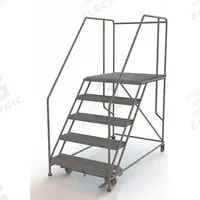 TRI-ARC Mobile Work Platform: 4.2 ft Platform Ht - Max, 36 in x 35 in, Steel, 800 lb Load Capacity (MPN WLWP153636SL). Key specifications — Mobility: Rolling; Brand: TRI-ARC; Color: Gray; Height Adjustability: Fixed Height; Includes Handrails: Handrails Included; Locking Mechanism: Foot-Activated Step Lock; Handrails: Includes Handrails.