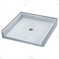 FIAT PRODUCTS Shower Floor: Rectangle, Barrier Free Threshold, Terrazzo, 60 in Overall Lg (MPN ADATN6030081). Key specifications — Material: Terrazzo; Drain Location: Center; Features: Recessed for Floor Installation; Brand: FIAT PRODUCTS.