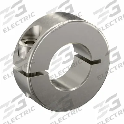 RULAND MANUFACTURING Shaft Collar: 1-Piece, Metric, Round, Clamp-On, 18 mm Bore Dia - Stainless Steel Shaft Collars