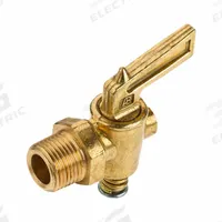 PARKER Drain Cock Shutoff Valve: For Oil, Air, Water, Cooling Media, 2-Way, 1/4 in Pipe Size, Brass (MPN DC601-4). Key specifications — Brand: PARKER.