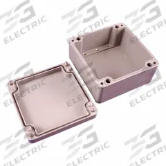 HAMMOND Enclosure: Polyester, 6 in x 6 in x 4 in, NEMA 4/4X, Solid Cover, Screw On (MPN 1590ZGRP161). Key specifications — Brand: HAMMOND; Closure Method: Screws; Enclosure Material: Polyester; Knockouts: Not Included.