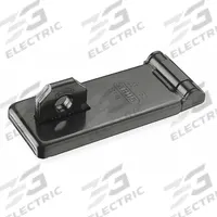 ABUS Hasp: Steel, 5 7/8 in Ht, 5 7/8 in Lg, 2 3/8 in Wd (MPN 125/150). Key specifications — Brand: ABUS; Material: Steel.