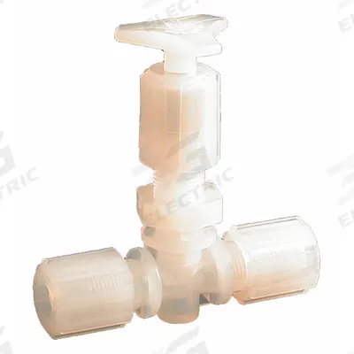 Parker Needle Valve: Compression x Compression, 1/2 in Pipe Size, 100 psig Max. Pressure (CWP) - High-Purity Needle Valves