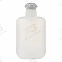 APPROVED VENDOR Plastic Carboys, Jerricans, & Jugs - Rectangular Plastic Carboys & Jerricans (MPN 155-C117-FLS). Key specifications — Body Color: Colorless; Mouth Size: Wide; Screw Closure Size: 83 mm; Brand: APPROVED VENDOR; Closure Type: Screw On Cap; Includes Closure: Yes.