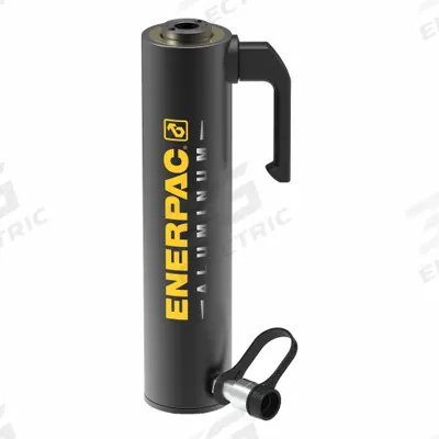 ENERPAC Hollow Cylinder: 25.4 ton Nominal Capacity, 9 13/16 in Nominal Stroke Lg - Lightweight Hollow Rams