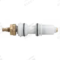 DELTA Cartridge: Use with Hot/Cold Water, Brass, Brass, 5 in Overall Lg (MPN RP72773). Key specifications — For Water Temperature: Hot/Cold; Compatible Brand: Delta; Product Type: Cartridge; Material: Brass.