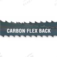 MORSE Band Saw Blade: Carbon Steel, 13 ft 1/2 in, Flex Back, 1/2 in Blade Wd, 0.03 in Blade Thick (MPN ZHEDH03-13' 1/2"). Key specifications — attr1097799: 3; attr1097806: Carbon Steel; attr1211724: 13 ft 1/2 in.