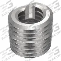 HELI-COIL Helical Insert: Tanged Tang Style, Screw-Locking, M3-0.50 Thread Size, 1,000 PK (MPN 4184-3CNW045S). Key specifications — Material Grade/Class: 18-8; Thread Direction: Right Hand; STI Tap Size: M3-0.50; Compatible Material: Metal; System of Measurement: Metric; Brand: HELI-COIL; Tensile Strength: 200,000 to 250,000 psi; Thread Type: Coarse.