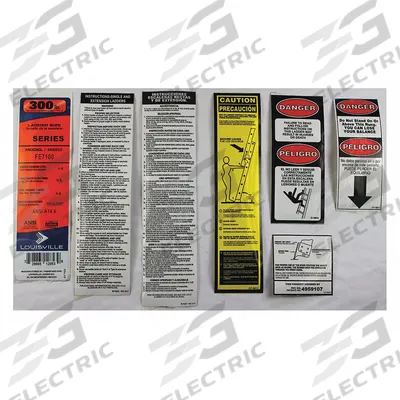 LOUISVILLE Label Kit: For 33J666/36Y426/36Y427/36Y428/36Y429/36Y430/36Y431 - Material Handling Parts