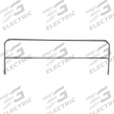 GARLOCK SAFETY SYSTEMS Guardrail: 5 ft x 3 3/8 ft, 18 3/4 in Mid-Rail Ht, Permanent, Guardrail - Standard Guardrails