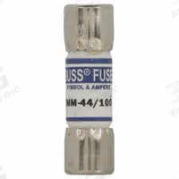 BUSSMANN Multimeter Fuses: DMM Series, Fast-Acting, 440 mA, 1,000 V AC, 1,000 V DC DC Volt Rating (MPN DMM-B-44/100). Key specifications — Brand: BUSSMANN; Manufacturer Part Number: DMM-B-44/100; Series: DMM.