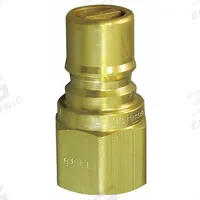 DANFOSS Portable Gas Heater Quick Connect Coupling: Portable Gas Heaters, 31C939, Brass (MPN 100508). Key specifications — Brand: DANFOSS; Pipe Connection: 1/2 in (F) NPT; Coupler Type: Coupler Plug; Material: Brass; Compatible with Product Type: Portable Gas Heaters; Compatible Grainger Part Number: 31C939.
