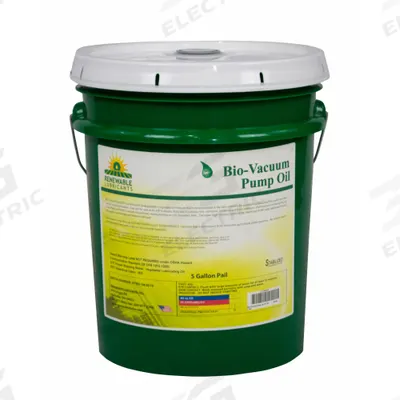 RENEWABLE LUBRICANTS Vacuum Pump Oil: 5 gal, Pail, 10 SAE Grade, 46 ISO Viscosity Grade - Vacuum Pump Oils