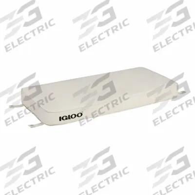 IGLOO Cooler Seat Cushion: White, 32 in Overall Lg, 15 3/4 in Overall Wd - Chest Cooler Cushions