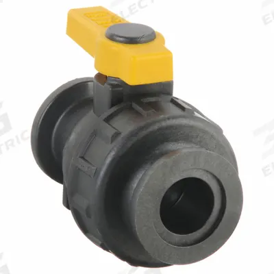BANJO Manual Two-Way Ball Valve: 1 in, Polypropylene, Straight, Flange x Flange - Polypropylene Ball Valves